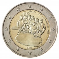 Монета Мальта 2 евро 2013 Собственное правительство 1921 года