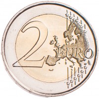 Монета Бельгия 2 евро 2021 Экономический союз (Буклет)