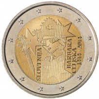 Монета Словения 2 евро 2014 Барбара Цилли