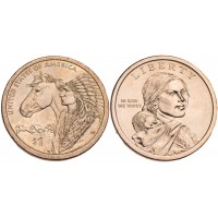 Монета США 1 доллар 2012 Торговые пути