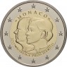Монако 2 евро 2021 10 лет со дня свадьбы принца Альбера II и принцессы Шарлен