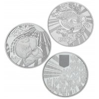 Украина 5 гривен 2022 набор монет Государственные символы Украины Без буклета