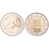 Монета Испания 2 евро 2020 Мудехарская архитектура в Арагоне
