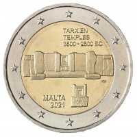 Мальта 2 евро 2021 Тарксен