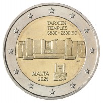 Монета Мальта 2 евро 2021 Тарксен