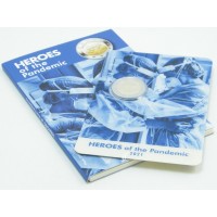 Монета Мальта 2 евро 2021 Пандемия (Буклет)