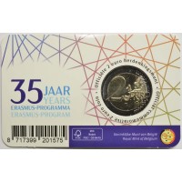 Монета Бельгия 2 евро 2022 Эразмус (Буклет)