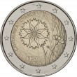 Эстония 2 евро 2024 Василёк