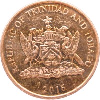 Монета Тринидад и Тобаго 1 цент 2016