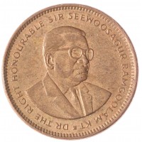 Маврикий 5 центов 2004