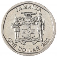 Монета Ямайка 1 доллар 2012