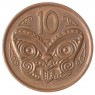Новая Зеландия 10 центов 2009