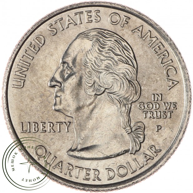 США 25 центов 2001 Род-Айленд