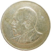 Монета Кения 10 центов 1968