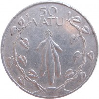 Монета Вануату 50 вату 1983