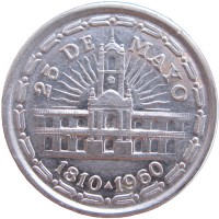 Аргентина 1 песо 1960