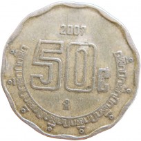 Монета Мексика 50 сентаво 2007