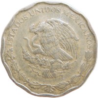 Монета Мексика 50 сентаво 2007