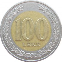 Монета Албания 100 лек 2000
