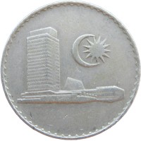 Монета Малайзия 50 сен 1980
