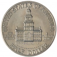 США 50 центов 1976 США 200 лет независимости