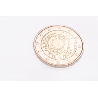 Монета Ирландия 2 евро 2015 30 лет Флагу Европы