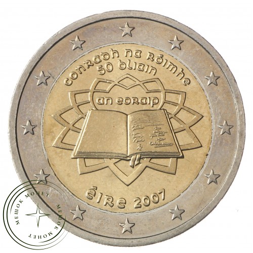 Ирландия 2 евро 2007 Римский договор — 36819974