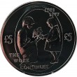 Олдерни 5 фунтов 2002 5 лет со дня смерти принцессы Дианы
