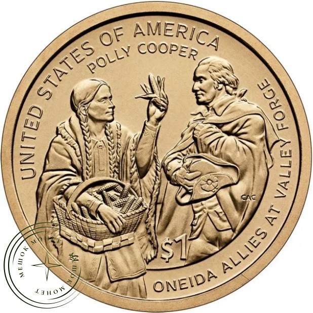 США 1 доллар 2025 Полли Купер — 937045977
