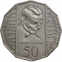 Австралия 50 центов 1995 50 - годовщина окончания Второй мировой войны и памяти военнопленных