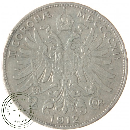 Австрия 2 кроны 1912