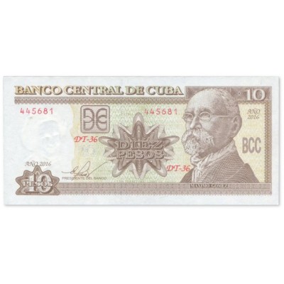 Куба 10 песо 2016