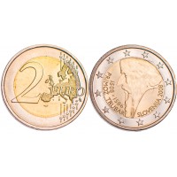 Монета Словения 2 евро 2008 Примож Трубар