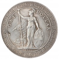 Копия 1 доллар 1911 торговый Гонконг