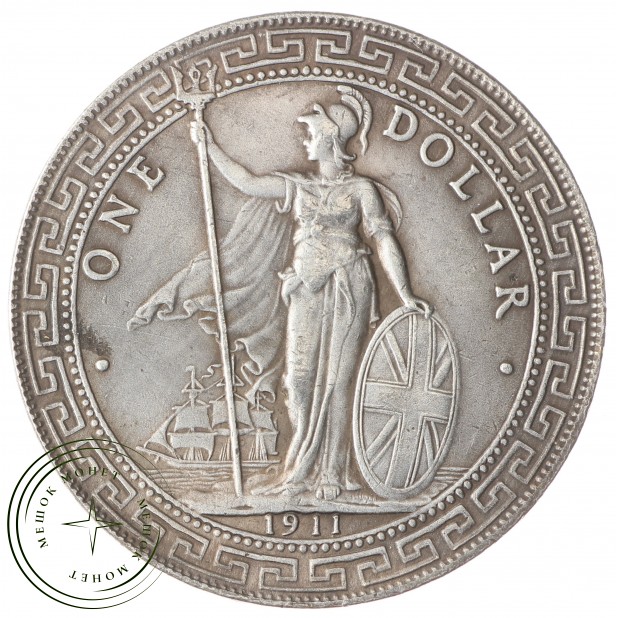 Копия 1 доллар 1911 торговый Гонконг