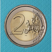 Монета Ватикан 2 евро 2019 90-летие основания города‑государства Ватикан