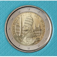 Монета Ватикан 2 евро 2019 90-летие основания города‑государства Ватикан