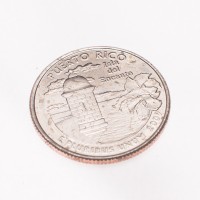 Монета США 25 центов 2009 Пуэрто-Рико