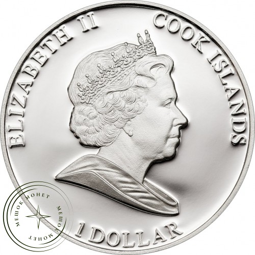 Острова Кука 1 доллар 2011 Элизабет Тейлор — 937045991