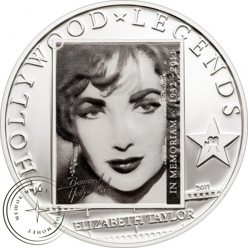 Острова Кука 1 доллар 2011 Элизабет Тейлор — 937045991