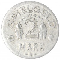 Жетон монетовидный SPIELGELD 2 MARK