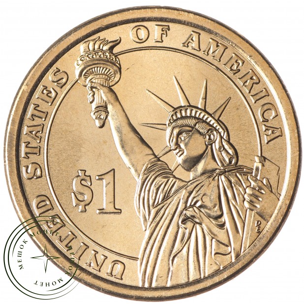 США 1 доллар 2010 Франклин Пирс