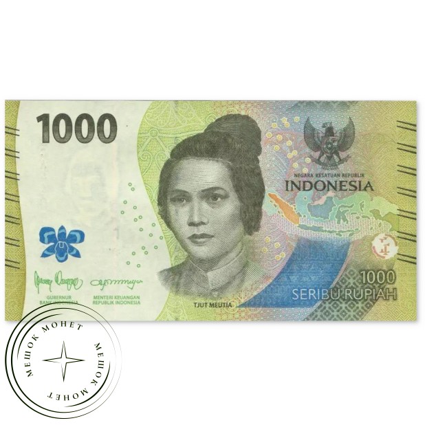 Индонезия 1000 рупий 2024 — 937046619