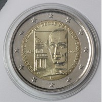 Монета Сан-Марино 2 евро 2014 Донато Браманте (буклет)