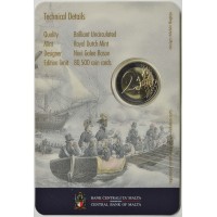 Монета Мальта 2 евро 2023 Наполеон Бонапарт