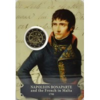 Монета Мальта 2 евро 2023 Наполеон Бонапарт