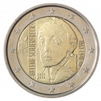 Монета Финляндия 2 евро 2012 Хелена Шерфбек