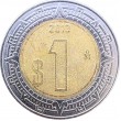 Мексика 1 песо 2013