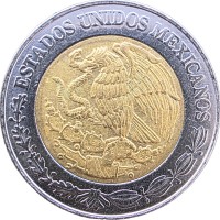 Монета Мексика 1 песо 2013