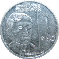 Монета Филиппины 1 писо 2018